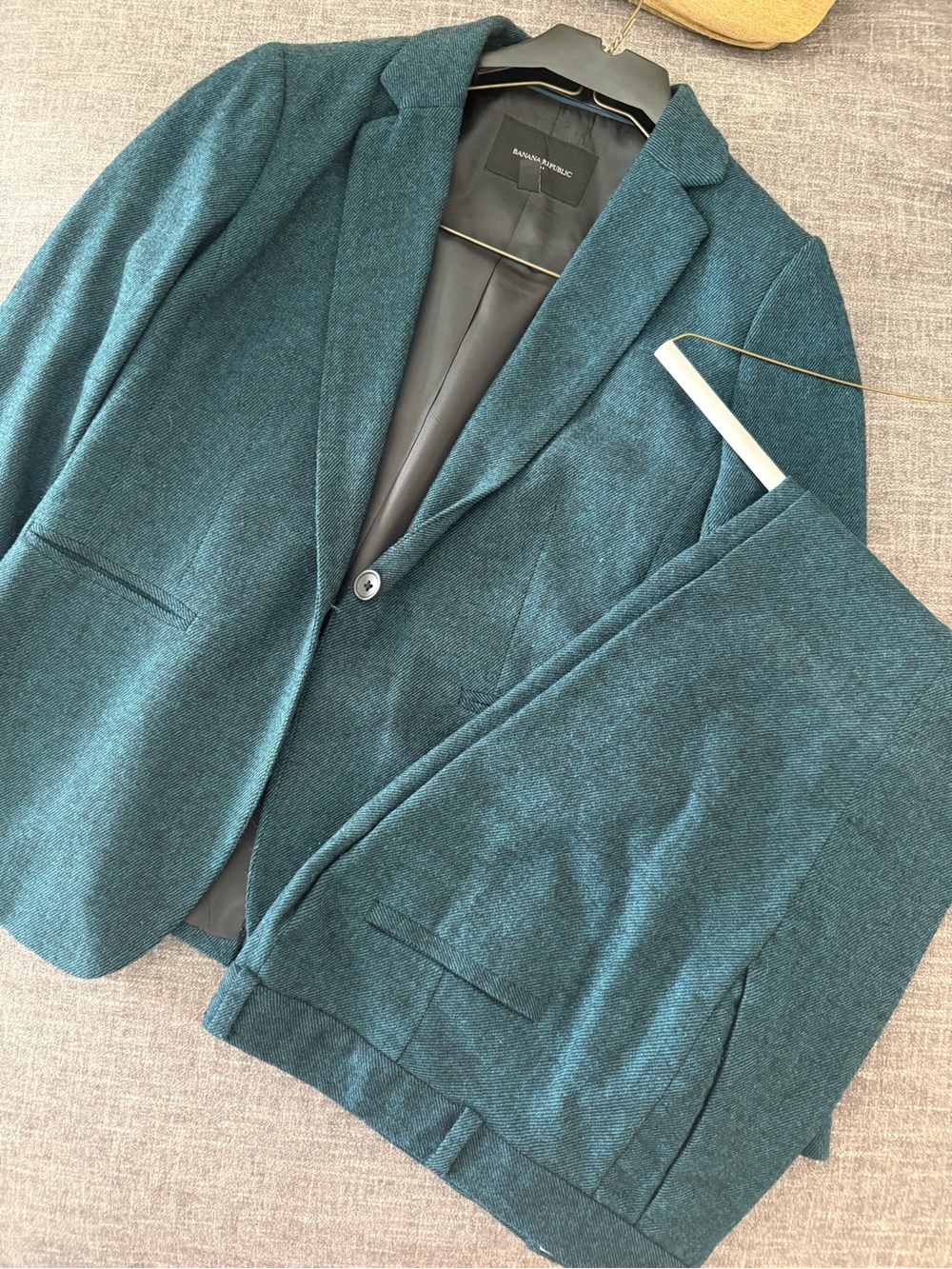 Banana Republic Teal Women’s Two-Piece Suit Blazer & Pants